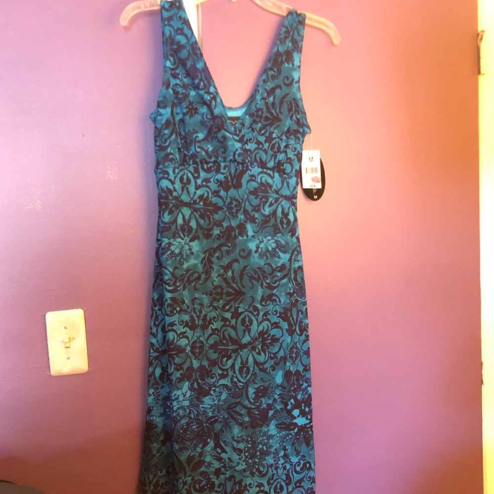Beautiful Blue Pattern Dress